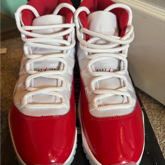 Jordan 11 Cherry Red Sneakers
